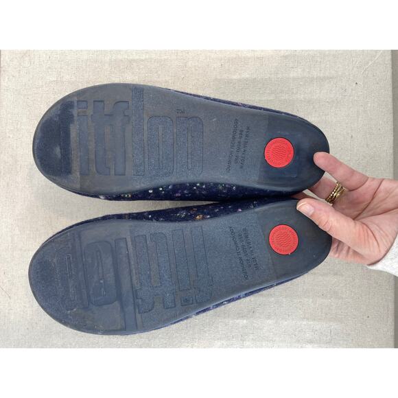 Fit Flop Felt Clog Slipper Womens 8 - Picture 8 of 9